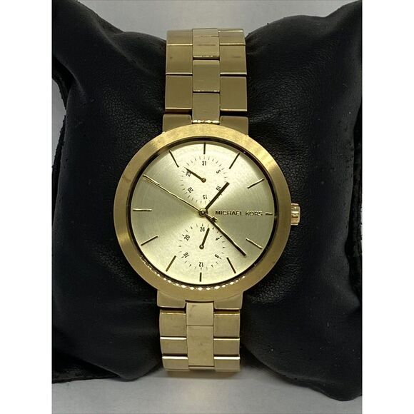 Michael Kors MK6408 Women's Gold Stainless Steel Analog Dial Quartz Watch LJ195 - Picture 3 of 12